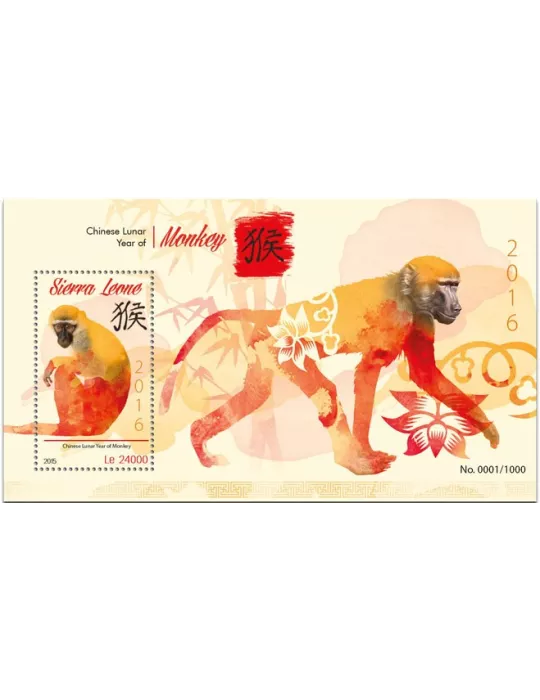 n° 845 - Timbre SIERRA LEONE Blocs et feuillets