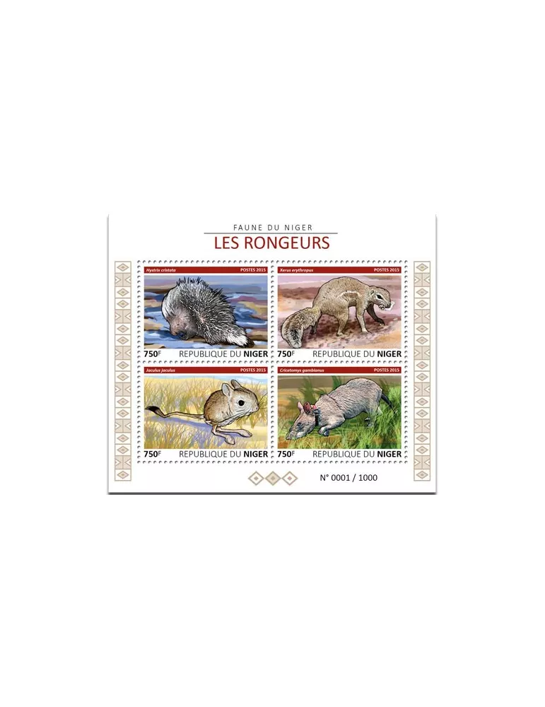 n° 524 - Timbre NIGER Blocs et feuillets