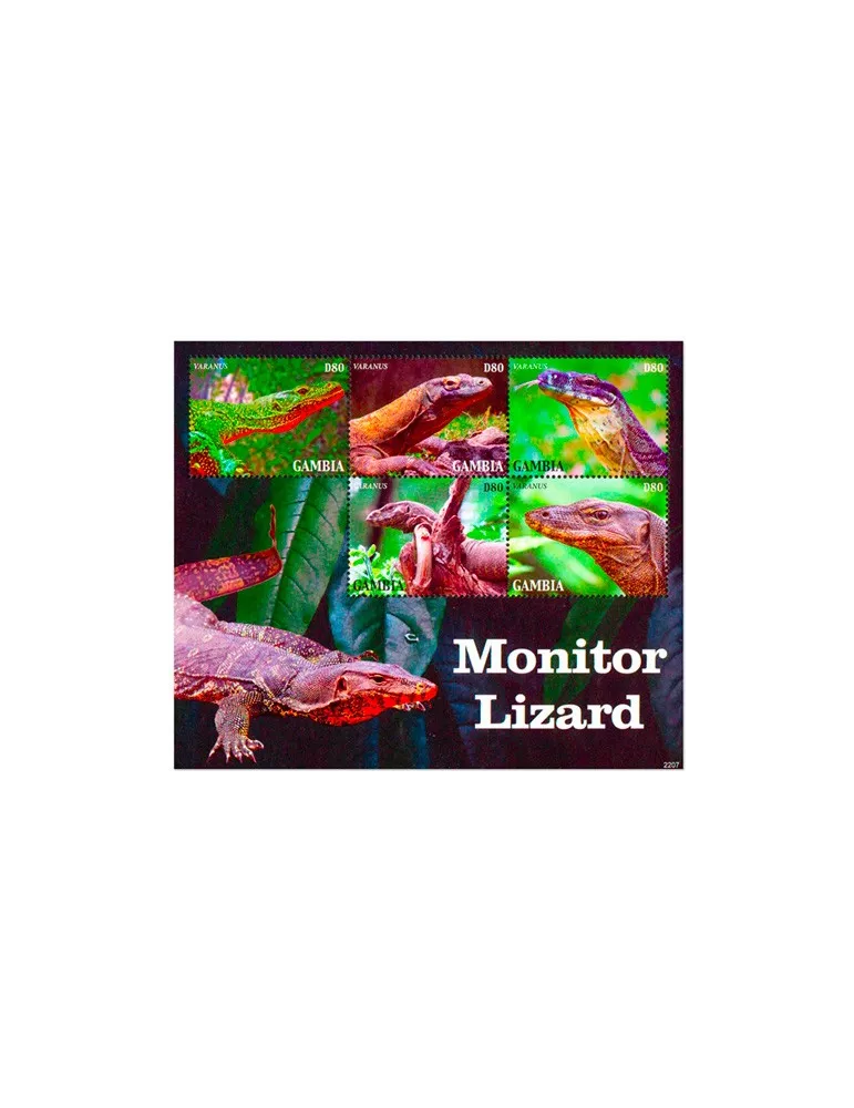 n° 6306/6310 - Timbre GAMBIE Poste