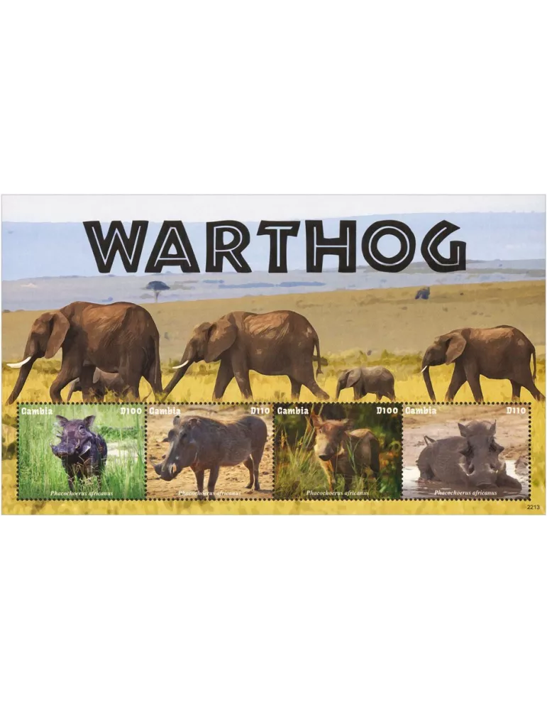 n° 6348/6351 - Timbre GAMBIE Poste