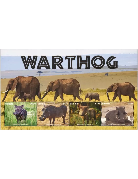 n° 6348/6351 - Timbre GAMBIE Poste