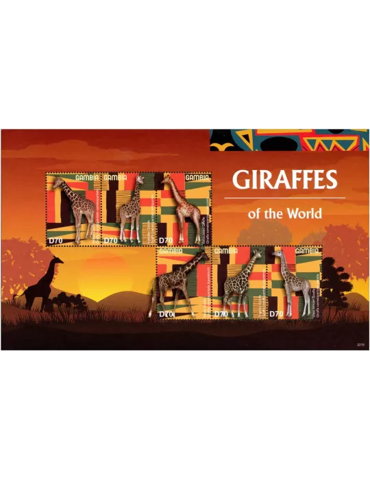 n° 6357/6362 - Timbre GAMBIE Poste