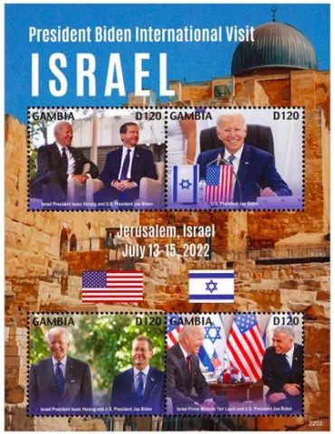 n° 6393/6396 - Timbre GAMBIE Poste