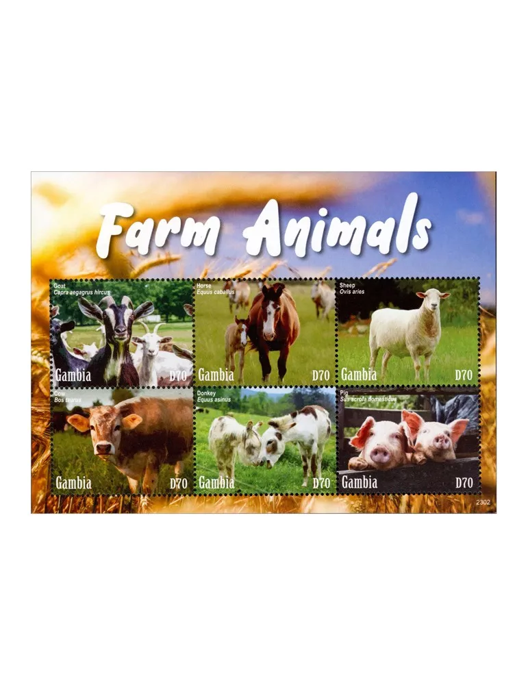 n° 6405/6410 - Timbre GAMBIE Poste