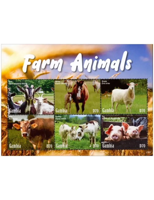 n° 6405/6410 - Timbre GAMBIE Poste