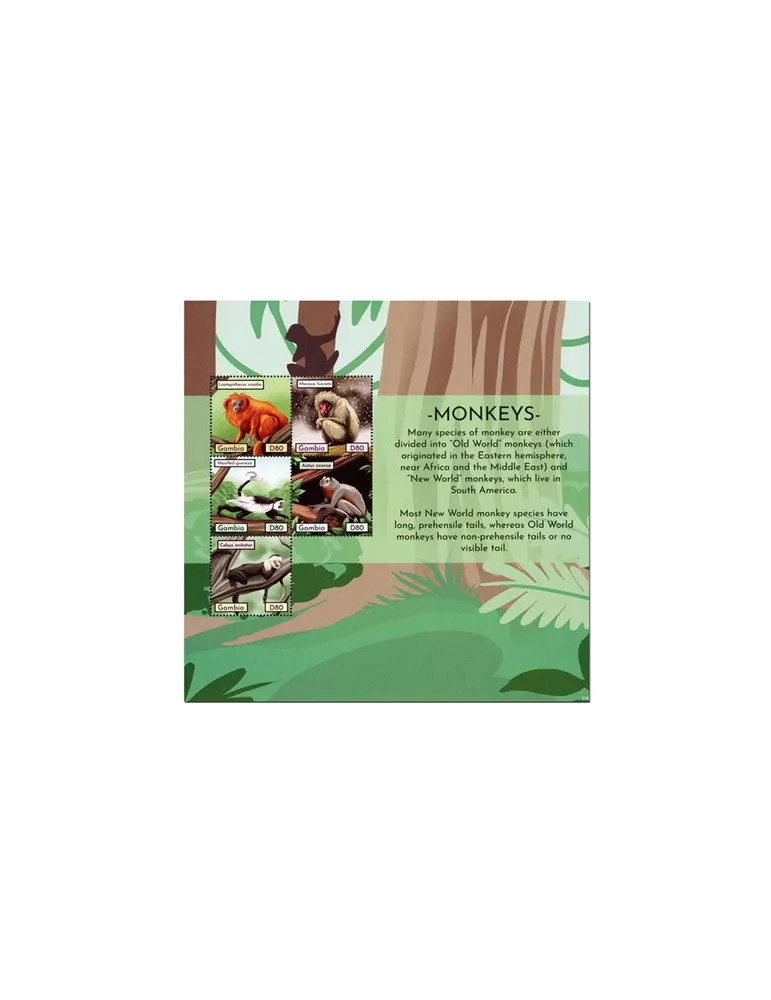 n° 6411/6415 - Timbre GAMBIE Poste