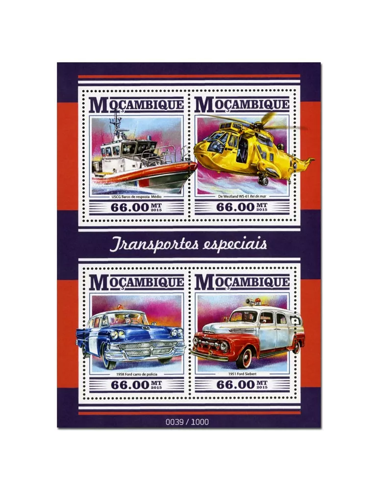 n° 6706 - Timbre MOZAMBIQUE Poste