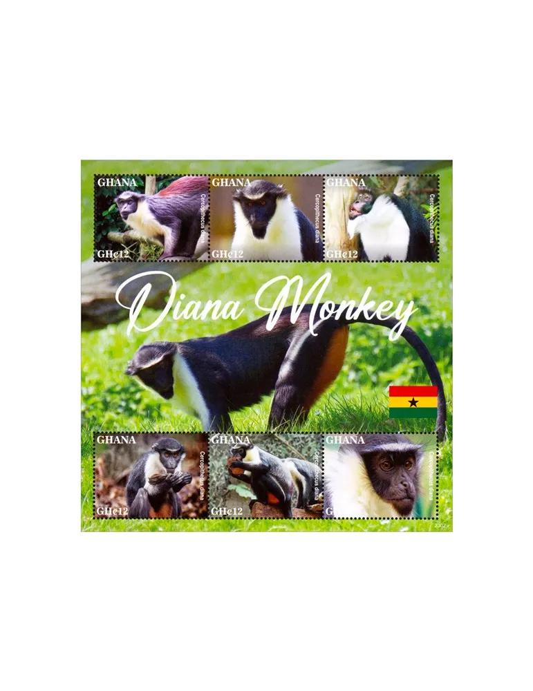 n° 3896/3901 - Timbre GHANA Poste