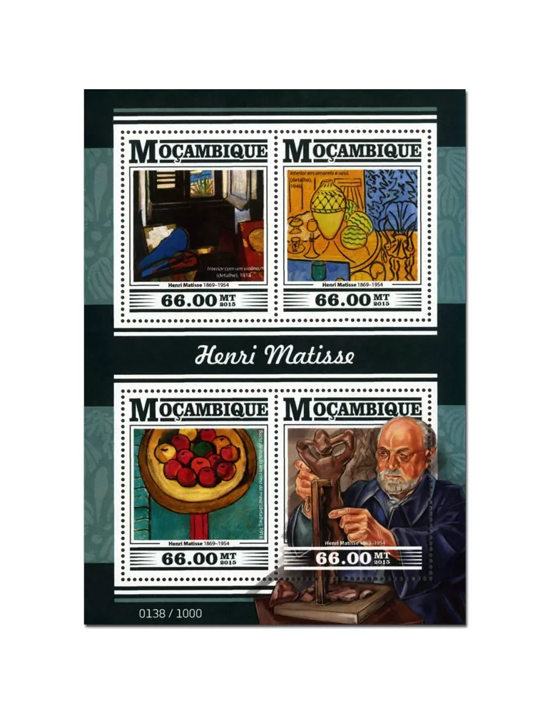 n° 6818 - Timbre MOZAMBIQUE Poste