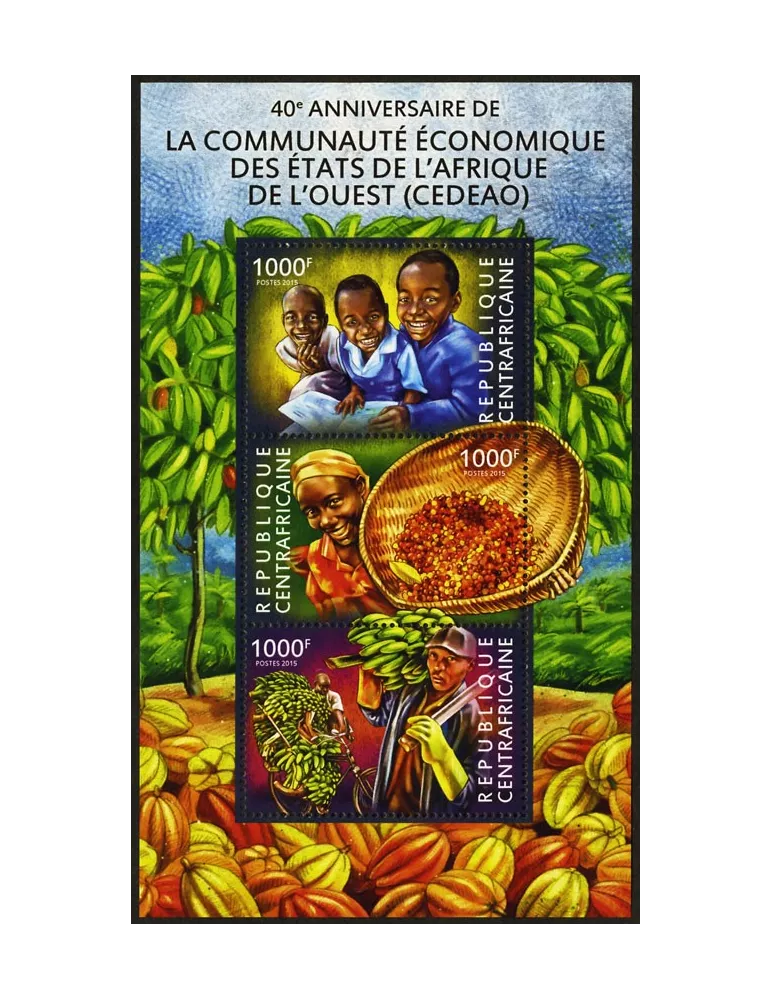 n° 3645 - Timbre CENTRAFRIQUE Poste