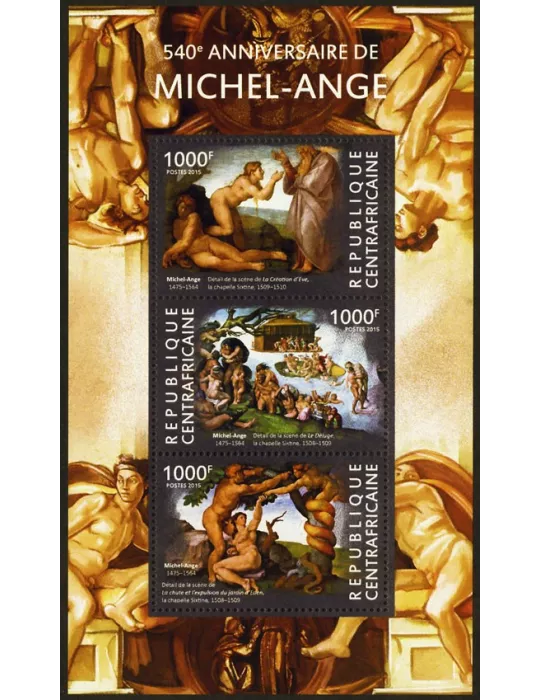 n° 3681 - Timbre CENTRAFRIQUE Poste