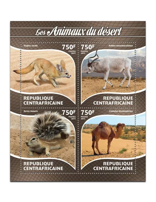 n° 3753 - Timbre CENTRAFRIQUE Poste