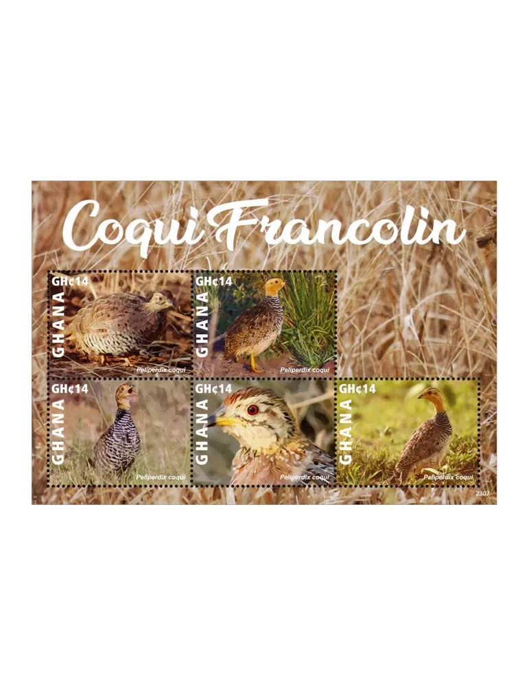 n° 3920/3924 - Timbre GHANA Poste