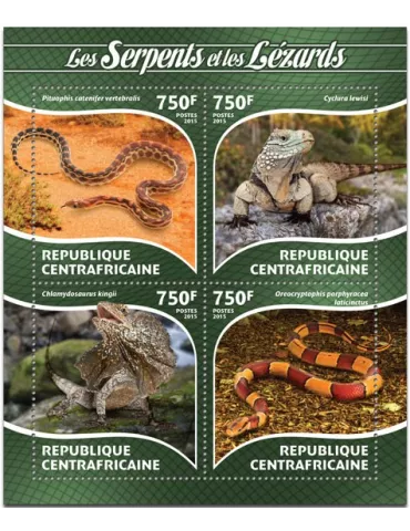 n° 3801 - Timbre CENTRAFRIQUE Poste