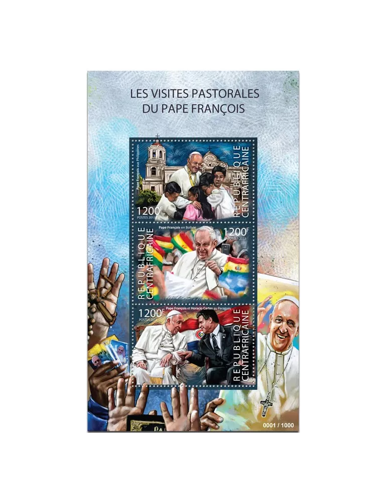 n° 3832 - Timbre CENTRAFRIQUE Poste