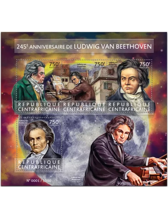 n° 3944 - Timbre CENTRAFRIQUE Poste