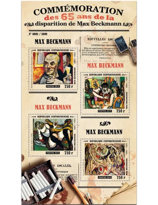 n° 4012 - Timbre CENTRAFRIQUE Poste