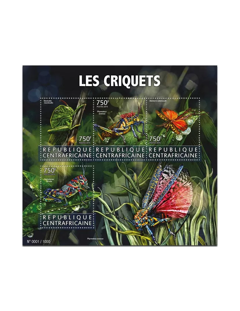 n° 4108 - Timbre CENTRAFRIQUE Poste