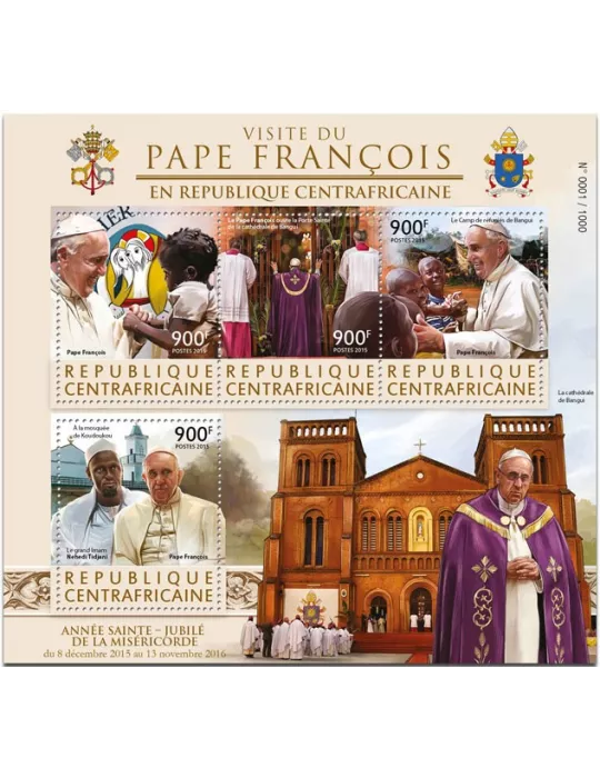 n° 4192 - Timbre CENTRAFRIQUE Poste