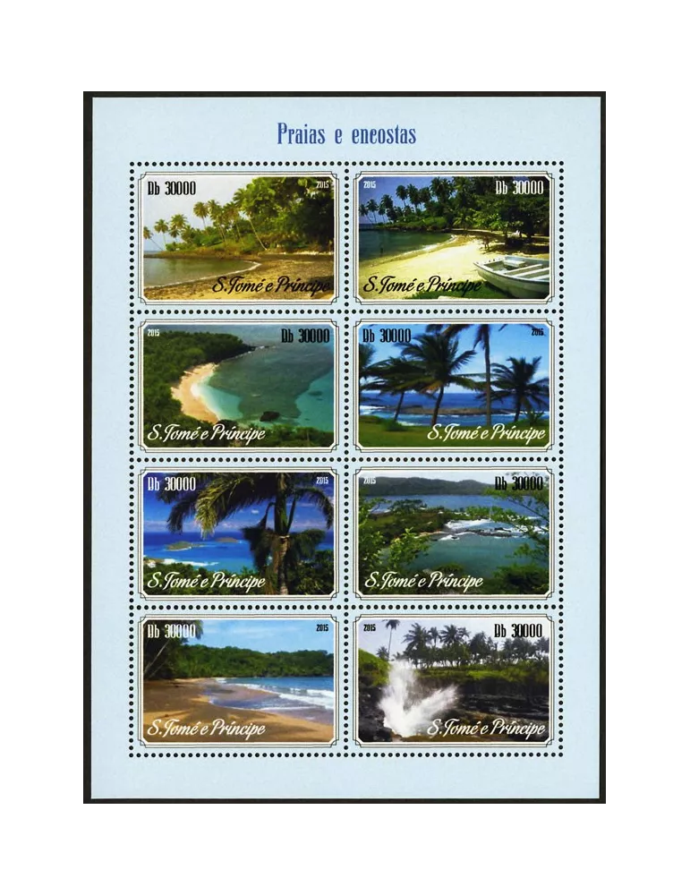 n° 4863 - Timbre SAINT-THOMAS ET PRINCE Poste