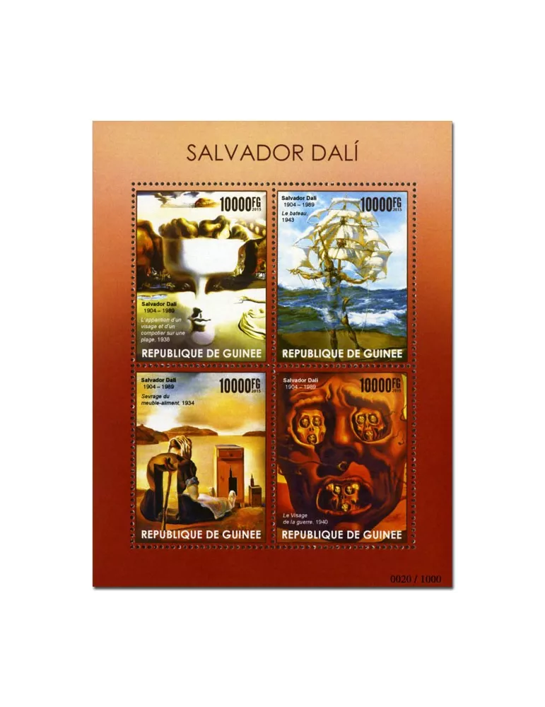 n° 7978 - Timbre GUINÉE Poste