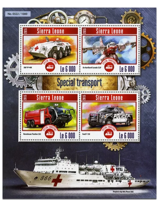 n° 5185 - Timbre SIERRA LEONE Poste