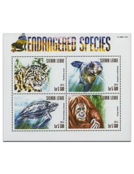 n° 5261 - Timbre SIERRA LEONE Poste