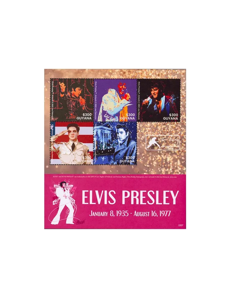 n° 7341/7345 - Timbre GUYANA Poste