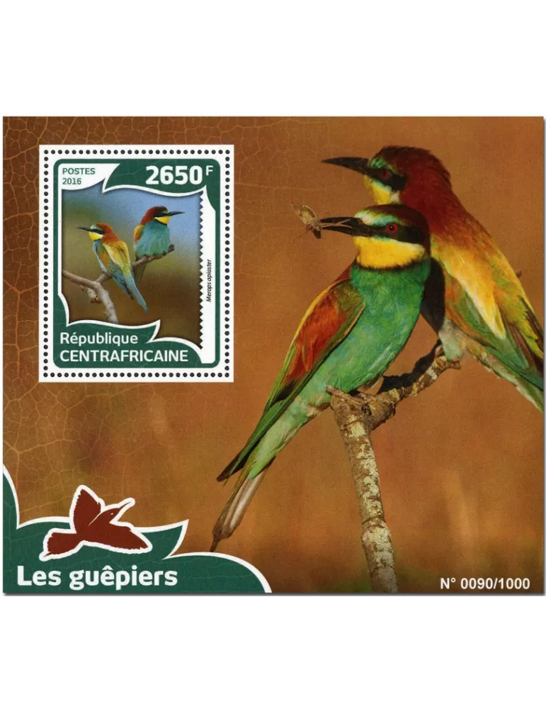 n° 930 : Timbre CENTRAFRIQUE Blocs et feuillets