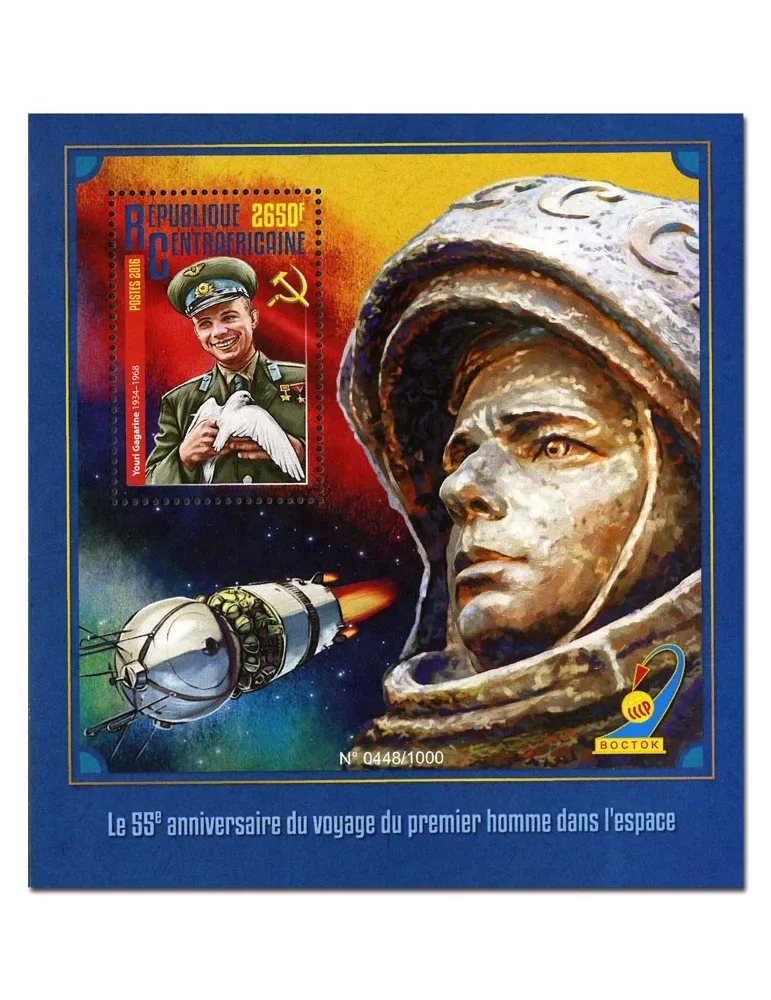 n° 937 : Timbre CENTRAFRIQUE Blocs et feuillets