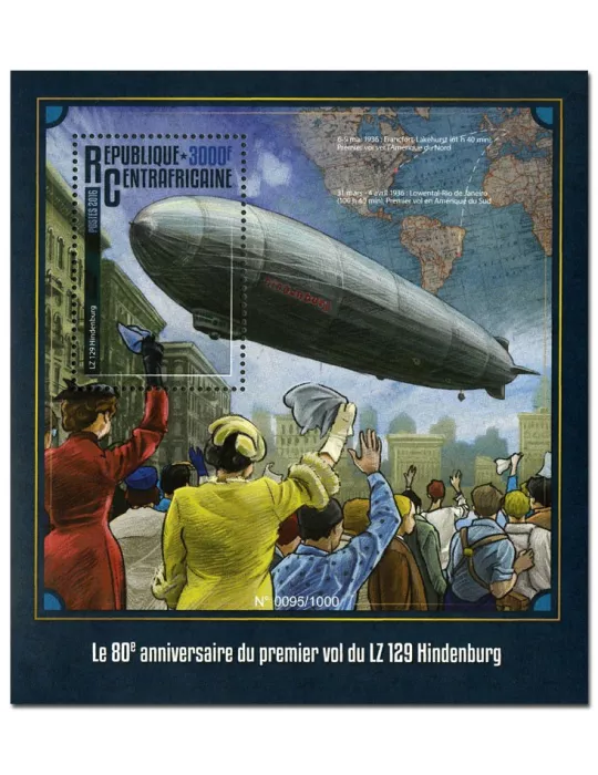 n° 938 : Timbre CENTRAFRIQUE Blocs et feuillets