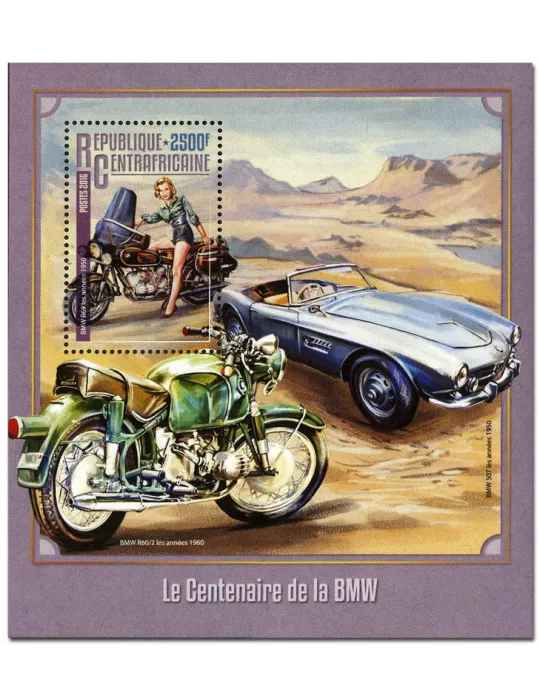 n° 956 : Timbre CENTRAFRIQUE Blocs et feuillets