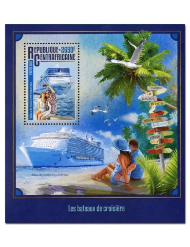 n° 964 : Timbre CENTRAFRIQUE Blocs et feuillets