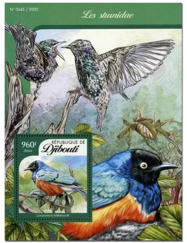 n° 38 : Timbre DJIBOUTI Blocs et feuillets