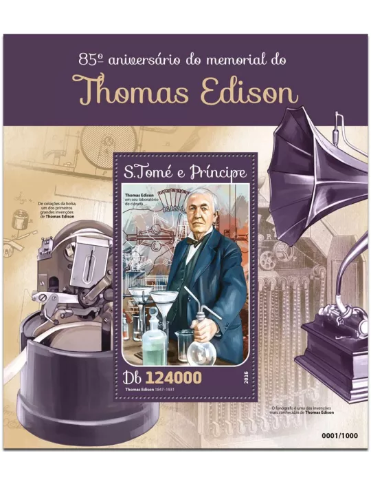 n° 909 : Timbre SAINT-THOMAS ET PRINCE Blocs et feuillets