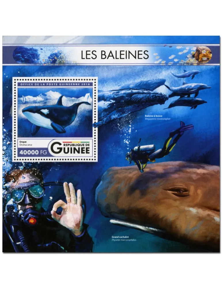 n° 1985 : Timbre GUINÉE Blocs et feuillets