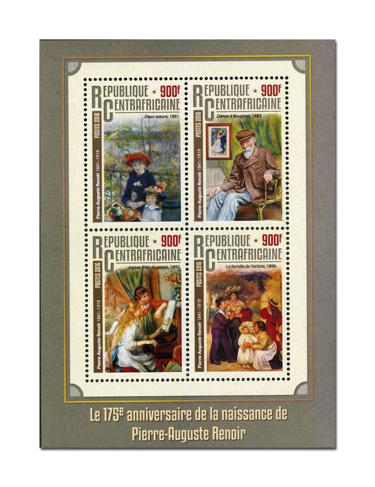 n° 4416 : Timbre CENTRAFRIQUE Poste