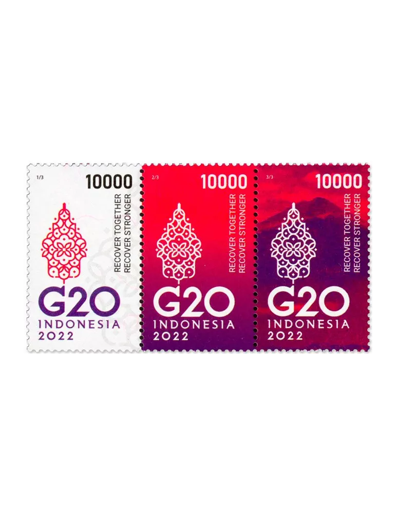 n° 3126/3128 - Timbre INDONESIE Poste