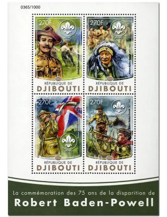 n° 947 : Timbre DJIBOUTI Poste