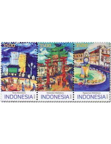 n° 3208/3210 - Timbre INDONESIE Poste