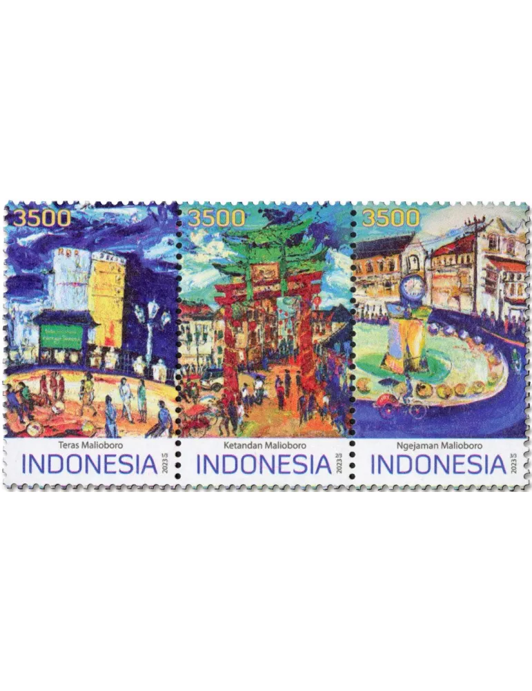 n° 3208/3210 - Timbre INDONESIE Poste