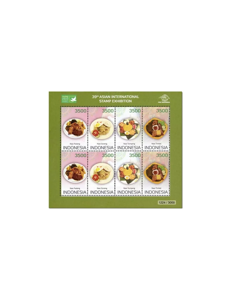 n° 3213/3216 (2 séries) + BF n° 381/385 + BF 261C - Timbre INDONESIE Poste