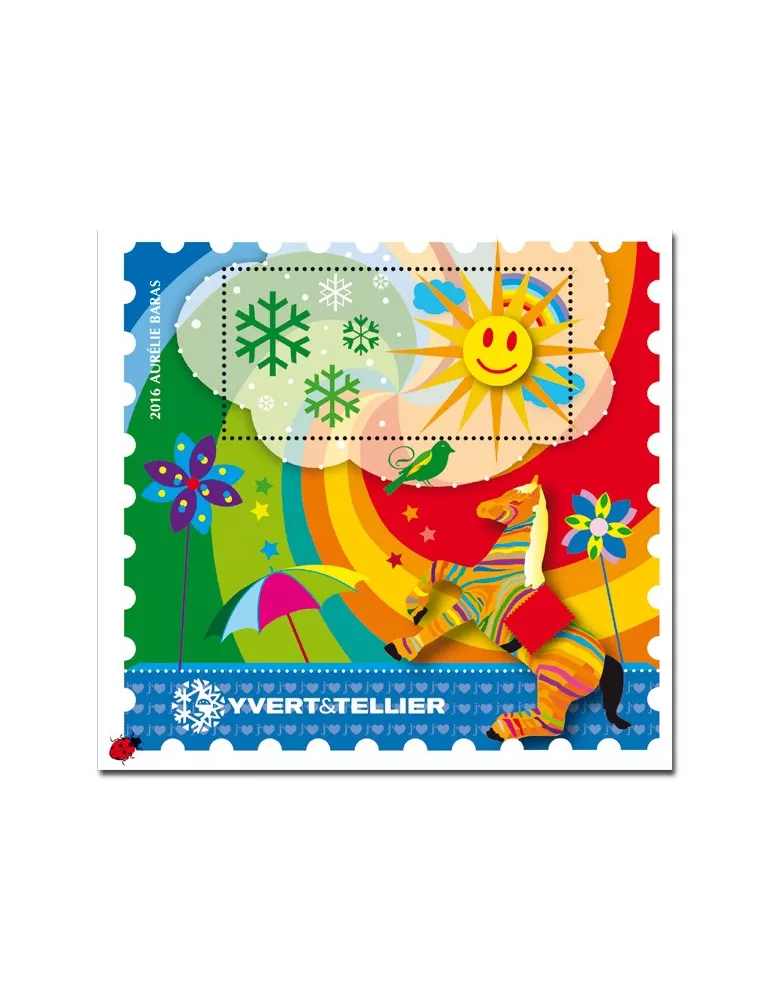 n° 9 - Timbre France Bloc Yvert et Tellier (BARAS)