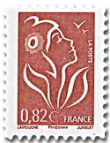 n° 53B (3802Ba) - Timbre France Autoadhésifs