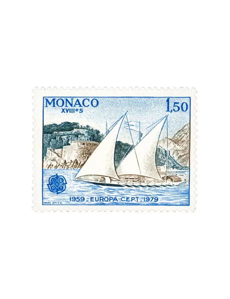 n° 1186a/1188a (BF 17) - Timbre Monaco Poste