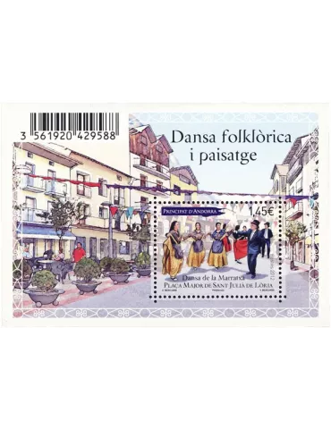 n° F727 - Timbre Andorre Poste