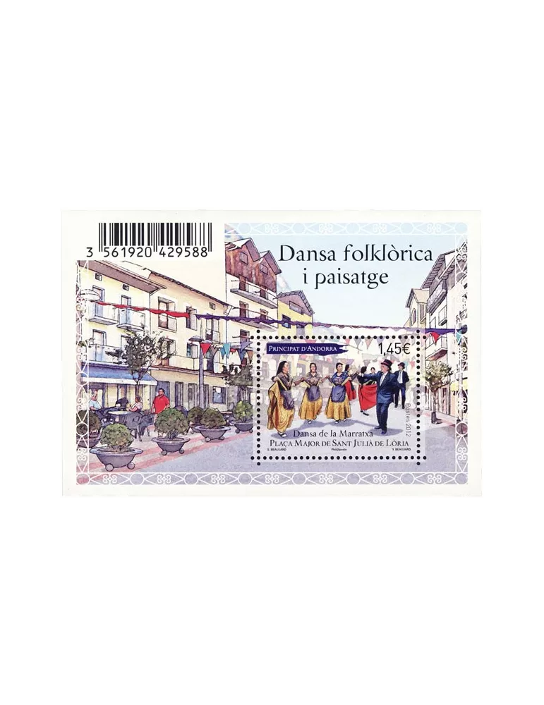 n° F727 - Timbre Andorre Poste