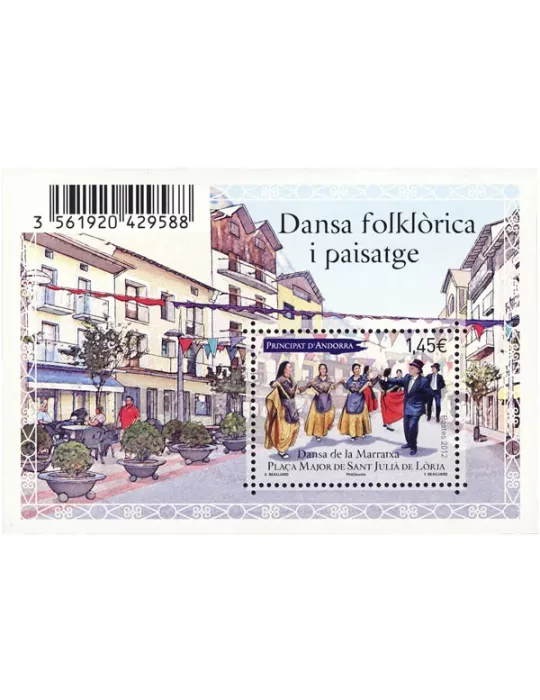 n° F727 - Timbre Andorre Poste