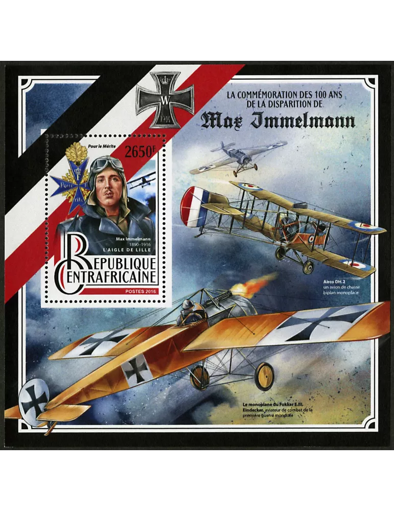 n° 1066 - Timbre CENTRAFRIQUE Blocs et feuillets