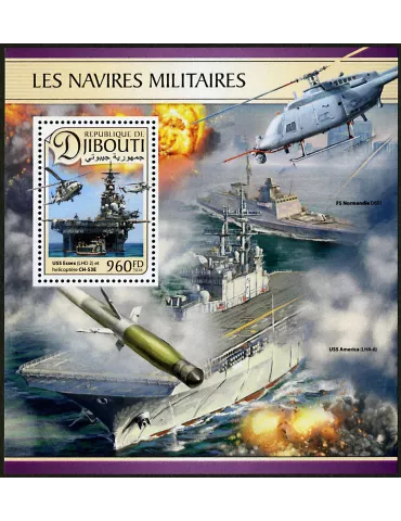 n° 129 - Timbre DJIBOUTI Blocs et feuillets